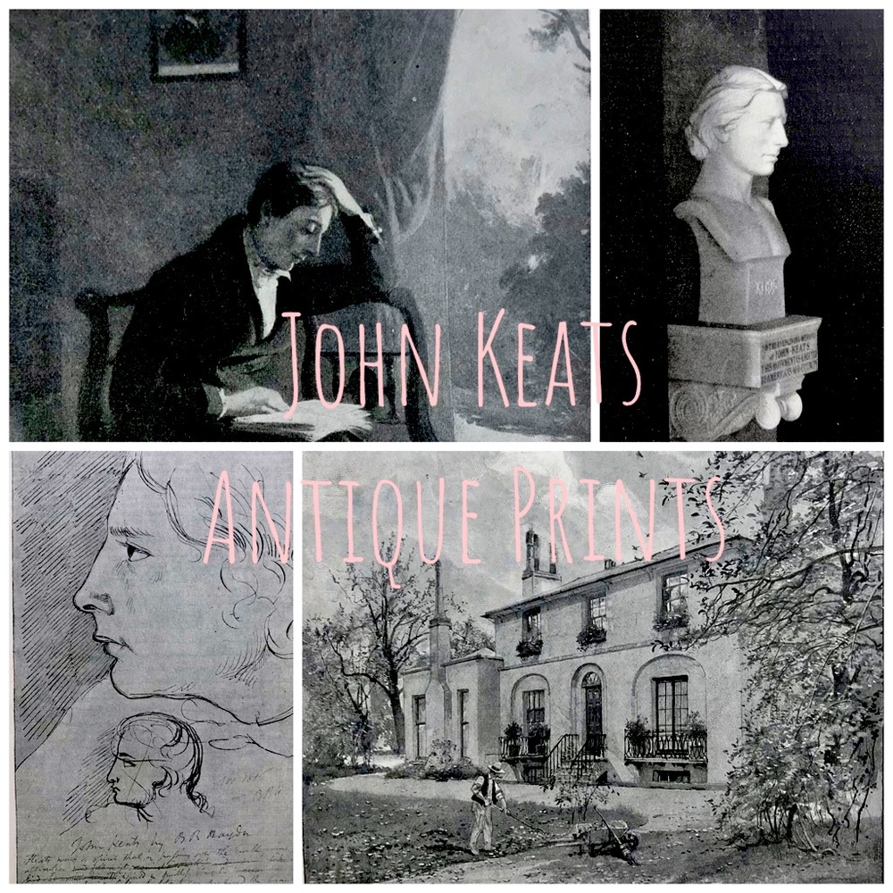 John Keats Antique Prints